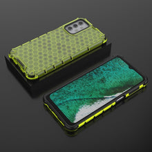 Заредете изображение във визуализатора на галерията – Honeycomb Case armor cover with TPU Bumper for Samsung Galaxy A32 5G green - TopMag
