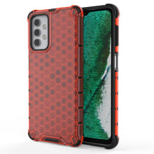 Заредете изображение във визуализатора на галерията – Honeycomb Case armor cover with TPU Bumper for Samsung Galaxy A32 5G red - TopMag
