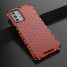 Заредете изображение във визуализатора на галерията – Honeycomb Case armor cover with TPU Bumper for Samsung Galaxy A32 5G red - TopMag
