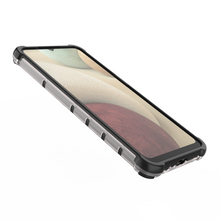 Заредете изображение във визуализатора на галерията – Honeycomb Case armor cover with TPU Bumper for Samsung Galaxy A12 / Galaxy M12 black - TopMag
