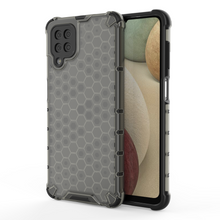 Заредете изображение във визуализатора на галерията – Honeycomb Case armor cover with TPU Bumper for Samsung Galaxy A12 / Galaxy M12 black - TopMag
