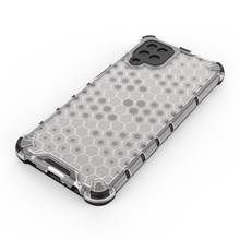 Заредете изображение във визуализатора на галерията – Honeycomb Case armor cover with TPU Bumper for Samsung Galaxy A12 / Galaxy M12 transparent - TopMag
