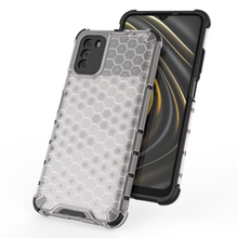 Заредете изображение във визуализатора на галерията – Honeycomb Case armor cover with TPU Bumper for Xiaomi Poco M3 red - TopMag
