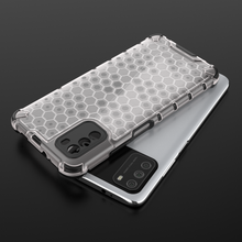 Заредете изображение във визуализатора на галерията – Honeycomb Case armor cover with TPU Bumper for Xiaomi Poco M3 red - TopMag
