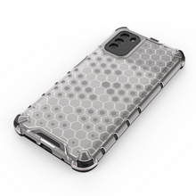 Заредете изображение във визуализатора на галерията – Honeycomb Case armor cover with TPU Bumper for Xiaomi Poco M3 transparent - TopMag
