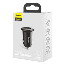 Заредете изображение във визуализатора на галерията – Baseus Grain Pro car charger 2x USB 4.8 A black (CCALLP-01)
