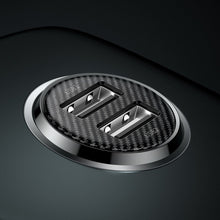 Заредете изображение във визуализатора на галерията – Baseus Grain Pro car charger 2x USB 4.8 A black (CCALLP-01)
