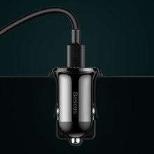 Заредете изображение във визуализатора на галерията – Baseus Grain Pro car charger 2x USB 4.8 A black (CCALLP-01)
