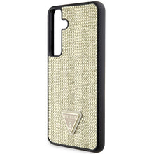 Заредете изображение във визуализатора на галерията – Guess Rhinestone Triangle case for Samsung Galaxy S24+ - gold
