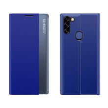 Заредете изображение във визуализатора на галерията – New Sleep Case Bookcase Type Case with kickstand function for Samsung Galaxy A11 / M11 blue - TopMag
