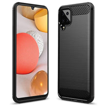 Заредете изображение във визуализатора на галерията – Carbon Case Flexible Cover Case for Samsung Galaxy A12 / Galaxy M12 black - TopMag
