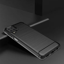 Заредете изображение във визуализатора на галерията – Carbon Case Flexible Cover Case for Samsung Galaxy A12 / Galaxy M12 black - TopMag

