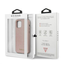Заредете изображение във визуализатора на галерията – Guess GUHCP12LIGLRG iPhone 12 Pro Max 6,7" różowo-złoty/rose gold hardcase Iridescent - TopMag
