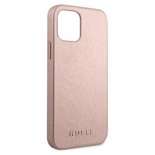 Заредете изображение във визуализатора на галерията – Guess GUHCP12LIGLRG iPhone 12 Pro Max 6,7" różowo-złoty/rose gold hardcase Iridescent - TopMag
