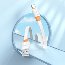 Заредете изображение във визуализатора на галерията – Borofone Cable BX89 Union - USB to Type C - 3A 1 metre white-orange

