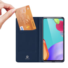 Заредете изображение във визуализатора на галерията – DUX DUCIS Skin Pro Bookcase type case for Samsung Galaxy A52s 5G / A52 5G / A52 4G blue - TopMag
