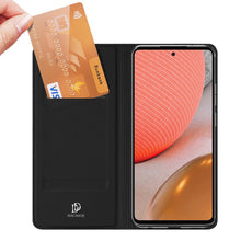 Заредете изображение във визуализатора на галерията – DUX DUCIS Skin Pro Bookcase type case for Samsung Galaxy A72 4G black - TopMag
