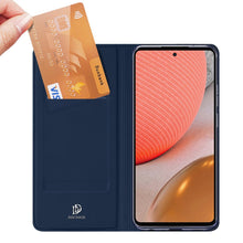 Заредете изображение във визуализатора на галерията – DUX DUCIS Skin Pro Bookcase type case for Samsung Galaxy A72 4G blue - TopMag
