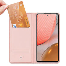 Заредете изображение във визуализатора на галерията – DUX DUCIS Skin Pro Bookcase type case for Samsung Galaxy A72 4G pink - TopMag
