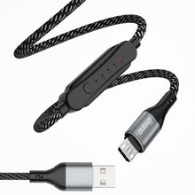 Заредете изображение във визуализатора на галерията – Dudao USB cable - micro USB 5 A 1 m timer timer 1 - 5 hours black (L7xsM) - TopMag
