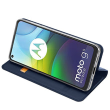 Заредете изображение във визуализатора на галерията – DUX DUCIS Skin Pro Bookcase type case for Motorola Moto G9 Power blue - TopMag
