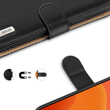 Заредете изображение във визуализатора на галерията – Dux Ducis Hivo Genuine Leather Bookcase type case for iPhone 11 Pro Max black - TopMag
