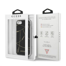 Заредете изображение във визуализатора на галерията – Guess GUHCI8PCUCHBK iPhone 7/8/SE 2020 / SE 2022 czarny/black hardcase Gold Chain Collection - TopMag
