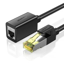 Заредете изображение във визуализатора на галерията – Ugreen Extension Cable Ethernet RJ45 Cat 7 10000Mbps / 10 Gbps 2m Black (NW148) - TopMag
