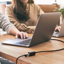 Заредете изображение във визуализатора на галерията – Ugreen Extension Cable Ethernet RJ45 Cat 7 10000Mbps / 10 Gbps 2m Black (NW148) - TopMag
