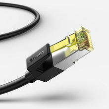 Заредете изображение във визуализатора на галерията – Ugreen Extension Cable Ethernet RJ45 Cat 7 10000Mbps / 10 Gbps 2m Black (NW148) - TopMag
