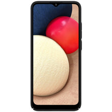 Заредете изображение във визуализатора на галерията – Nillkin Super Frosted Shield Case + kickstand for Samsung Galaxy A02s EU black - TopMag

