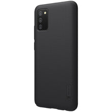 Заредете изображение във визуализатора на галерията – Nillkin Super Frosted Shield Case + kickstand for Samsung Galaxy A02s EU black - TopMag
