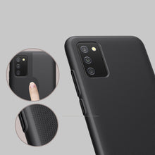 Заредете изображение във визуализатора на галерията – Nillkin Super Frosted Shield Case + kickstand for Samsung Galaxy A02s EU black - TopMag
