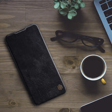 Заредете изображение във визуализатора на галерията – Nillkin Qin original leather case cover for Samsung Galaxy A42 5G black - TopMag
