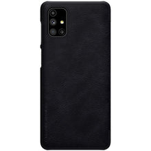 Заредете изображение във визуализатора на галерията – Nillkin Qin original leather case cover for Samsung Galaxy M51 black - TopMag
