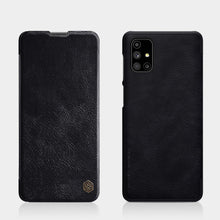 Заредете изображение във визуализатора на галерията – Nillkin Qin original leather case cover for Samsung Galaxy M51 black - TopMag
