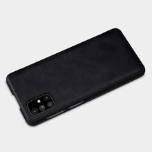 Заредете изображение във визуализатора на галерията – Nillkin Qin original leather case cover for Samsung Galaxy M51 black - TopMag
