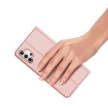 Заредете изображение във визуализатора на галерията – DUX DUCIS Skin Pro Bookcase type case for Samsung Galaxy A32 5G pink - TopMag
