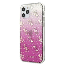 Заредете изображение във визуализатора на галерията – Guess GUHCP12LPCU4GGPI iPhone 12 Pro Max 6,7" różowy/pink hardcase 4G Gradient - TopMag
