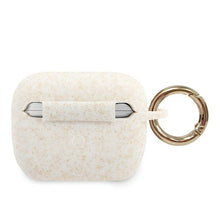 Заредете изображение във визуализатора на галерията – Guess GUACAPSILGLWH AirPods Pro cover biały/white Silicone Glitter - TopMag
