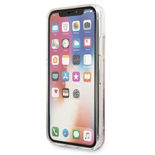 Заредете изображение във визуализатора на галерията – Karl Lagerfeld KLHCPXTRKSRG iPhone X/Xs różowo-złoty/rose gold Glitter Signature - TopMag
