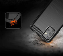 Заредете изображение във визуализатора на галерията – Carbon Case Flexible TPU Cover for Samsung Galaxy A32 5G black - TopMag
