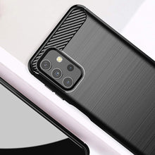 Заредете изображение във визуализатора на галерията – Carbon Case Flexible TPU Cover for Samsung Galaxy A32 5G black - TopMag
