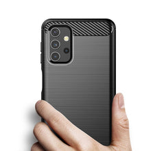 Заредете изображение във визуализатора на галерията – Carbon Case Flexible TPU Cover for Samsung Galaxy A32 5G black - TopMag
