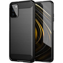 Заредете изображение във визуализатора на галерията – Carbon Case Flexible Cover TPU Case for Xiaomi Poco M3 black - TopMag
