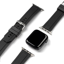 Заредете изображение във визуализатора на галерията – Ringke Rubber One silicone bracelet band smart watch strapwatch Watch 7 45mm / Watch 6 44mm / Watch 5 44mm / Watch 4 44mm / Watch SE 44mm black (AW-B-44-10) - TopMag
