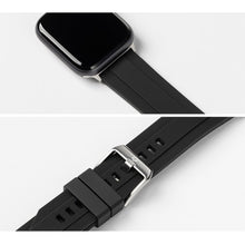 Заредете изображение във визуализатора на галерията – Ringke Rubber One silicone bracelet band smart watch strapwatch Watch 7 45mm / Watch 6 44mm / Watch 5 44mm / Watch 4 44mm / Watch SE 44mm black (AW-B-44-10) - TopMag
