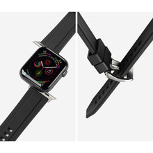 Заредете изображение във визуализатора на галерията – Ringke Rubber One silicone bracelet band smart watch strapwatch Watch 7 45mm / Watch 6 44mm / Watch 5 44mm / Watch 4 44mm / Watch SE 44mm black (AW-B-44-10) - TopMag
