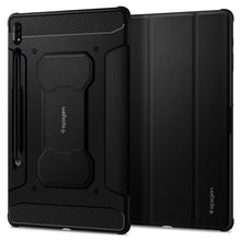 Заредете изображение във визуализатора на галерията – SPIGEN RUGGED ARMOR "PRO" GALAXY TAB S7 11.0 T870 / T875 BLACK - TopMag
