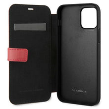Заредете изображение във визуализатора на галерията – Ferrari FEOGOFLBKP12LRE iPhone 12 Pro Max 6,7" czerwony/red book Off Track Perforated - TopMag
